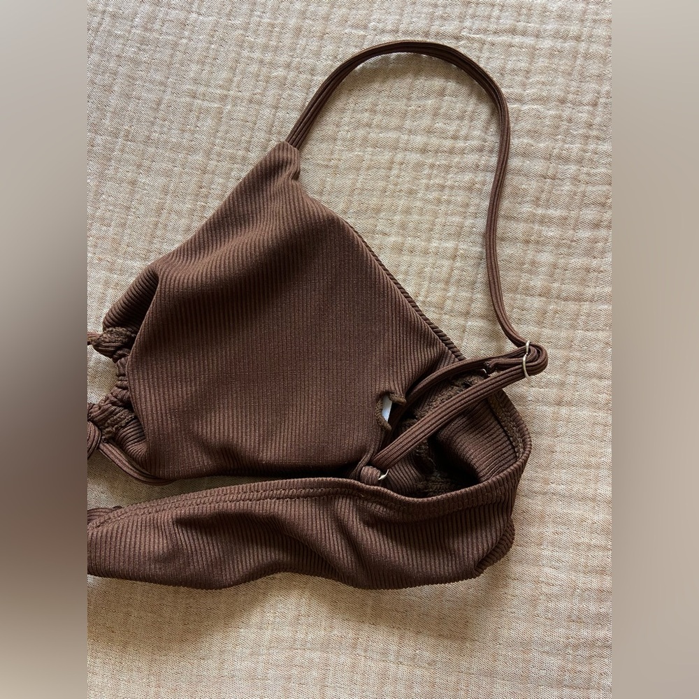 Chic Brown Bikini Set Size Small - image 8